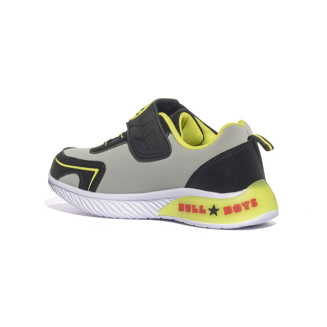 BULL BOYS DNAL5141 GRIGIO NERO Sneakers Bambina 