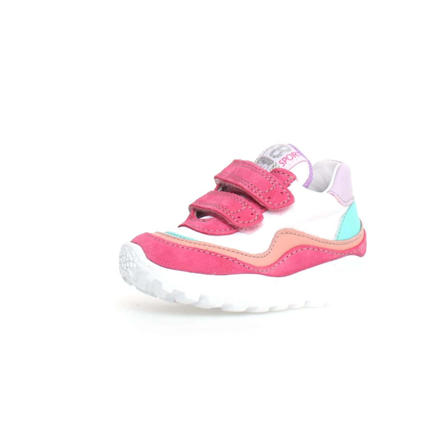 FALCOTTO 0012016131-11-1M14 FLAMINGO-WHITE-PEACH Sneakers Bambina 