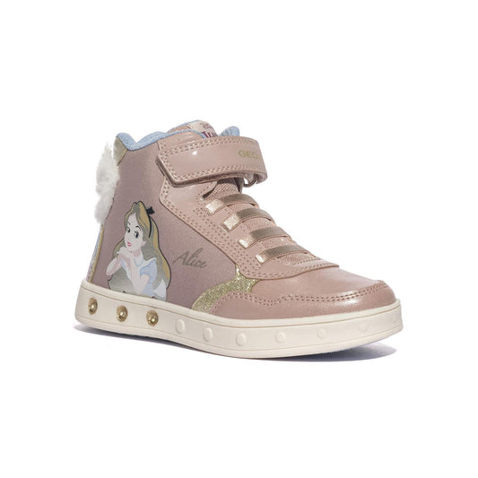 GEOX J468WG 011KN LT ROSE PLATINUM     C8W2U Sneakers Bambina 