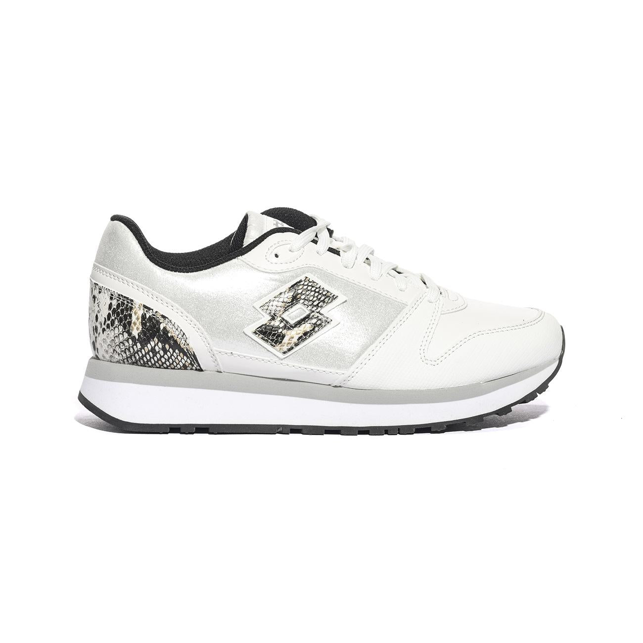 LOTTO 218120 WHITE BLACK SILVER Sneakers Donna 