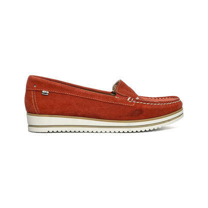 VALLEVERDE 11121 ROSSO Mocassini Donna 
