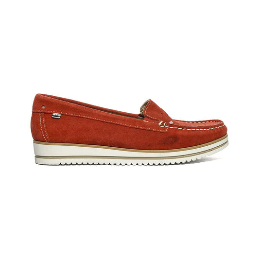 VALLEVERDE 11121 ROSSO Mocassini Donna 