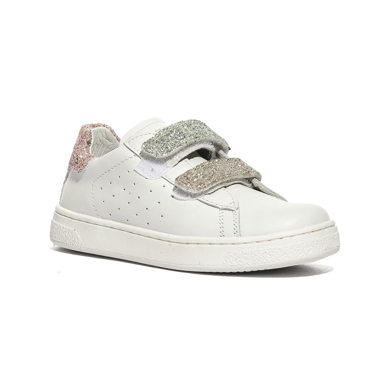 NATURINO 0012017507.07.1N17 WHITE.SAGE.ROSE Sneakers Bambina 