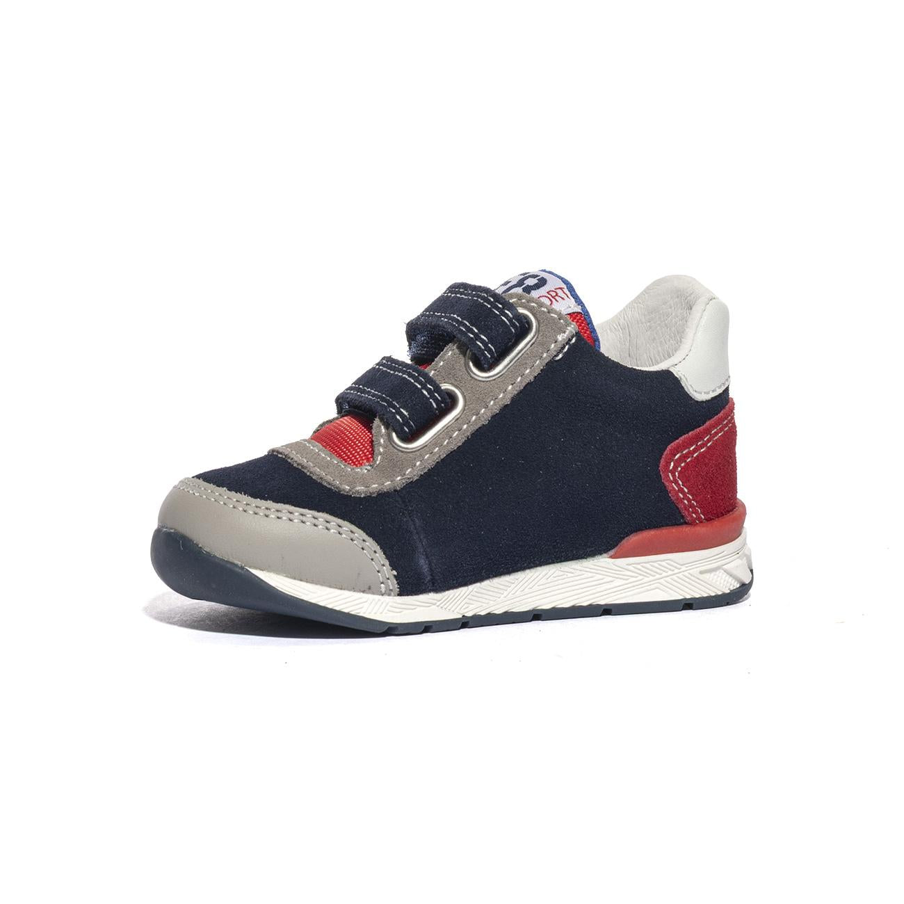 FALCOTTO 0012015873.13.1B10 GREY NAVY RED Sneakers Bambino 