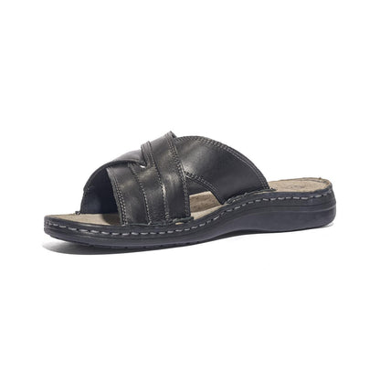 GLAMOUR 174002 NERO Sandali Uomo 