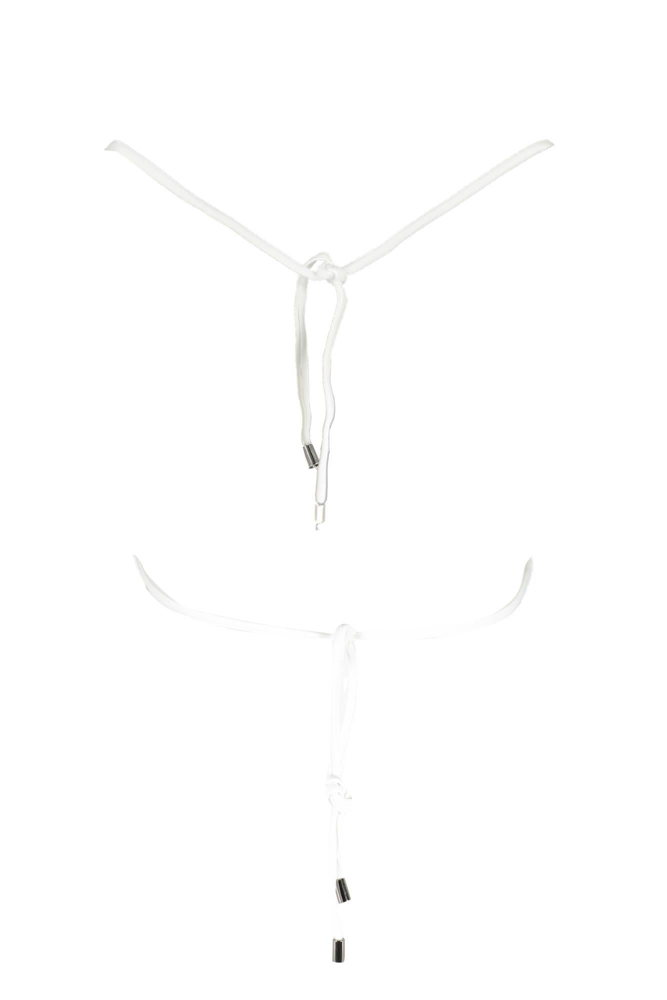 KARL LAGERFELD KL21WTP09_BIANCO_WHITE Bianco Costumi Donna 