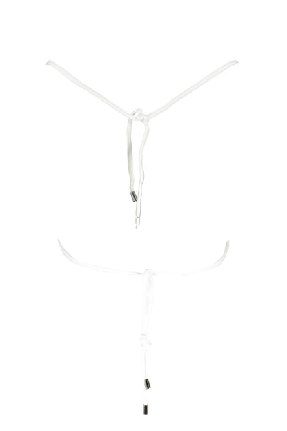 KARL LAGERFELD KL21WTP09_BIANCO_WHITE Bianco Costumi Donna 