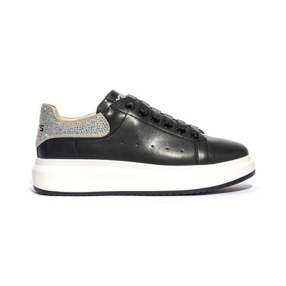 KEYS K7601 BLACK GREY Sneakers Donna 