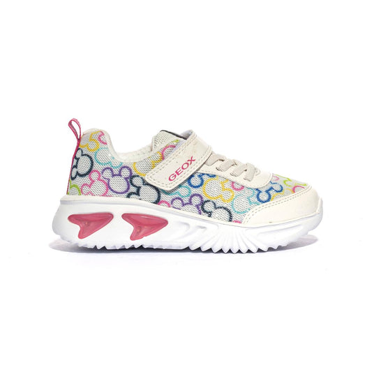 GEOX J45E9D 09LHH WHITE MULTICOLOR C0653 Sneakers Bambino 