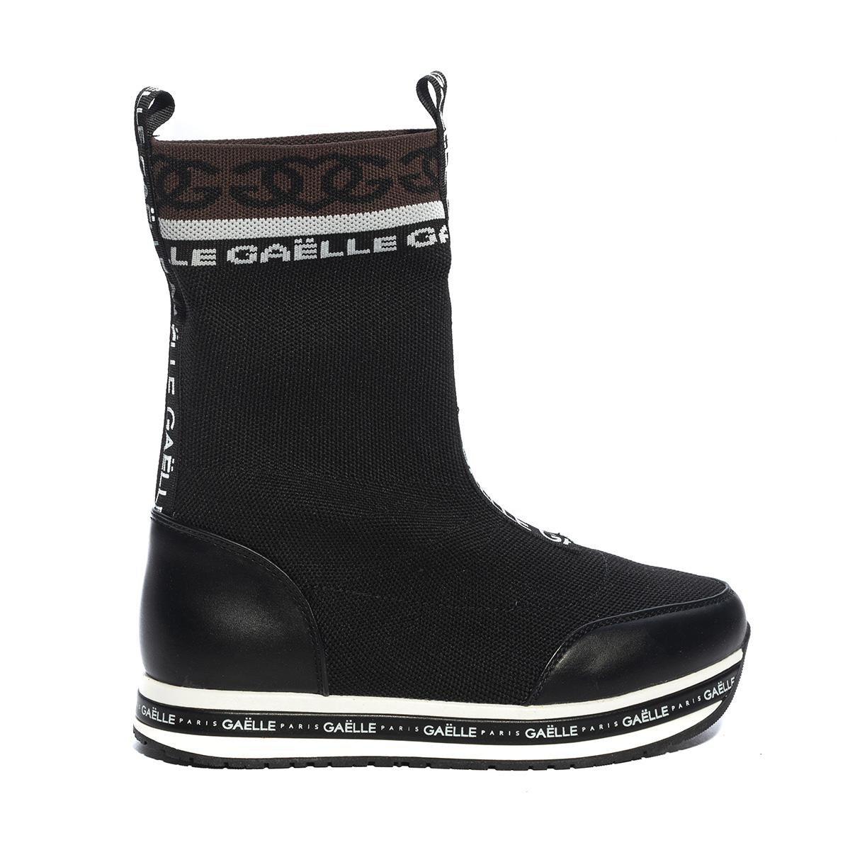 GAELLE G1116 BLACK BROWN Sneakers Donna 
