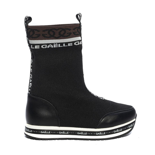 GAELLE G1116 BLACK BROWN Sneakers Donna 