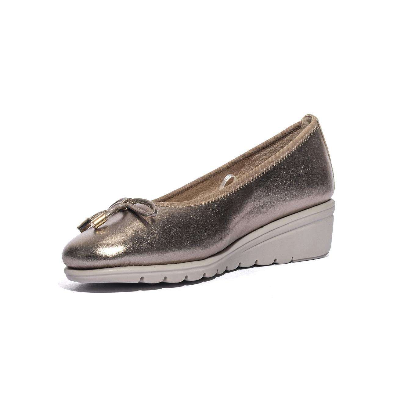 VALLEVERDE VS10330 NAPPA RAME Ballerine Donna 