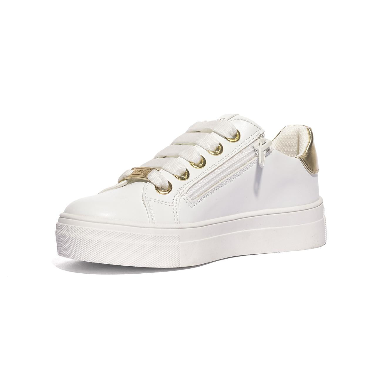 FERRE' FB411 WHITE GOLD Sneakers Bambina 