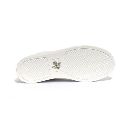 4US 42740 WHITE SILVER Sneakers Bambina 