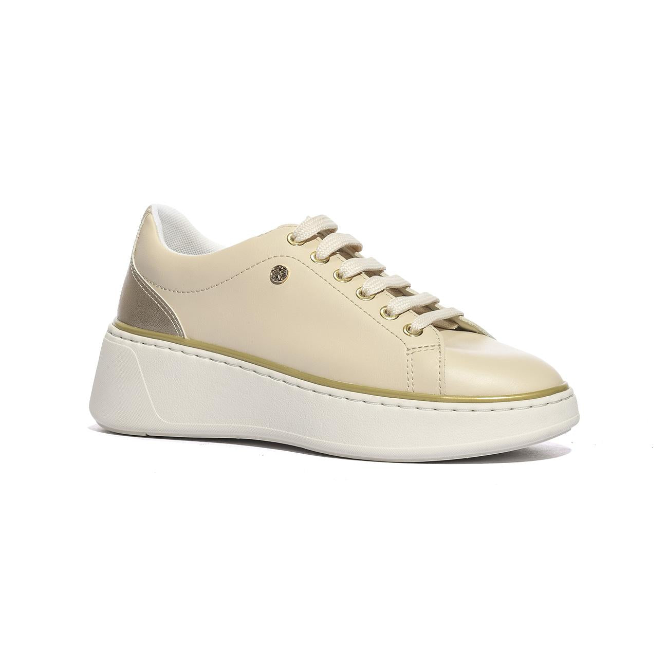 GEOX D55YHA 054AJ PAPYRUS LT GOLD      C1S2L Sneakers Donna 