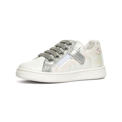 NATURINO 0012017502.16.1N81 IRIDESCENT WHITE.PINK Sneakers Bambina 