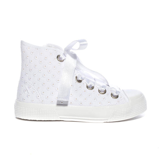 DXO C88 MACRAME BIANCO Sneakers Bambina 
