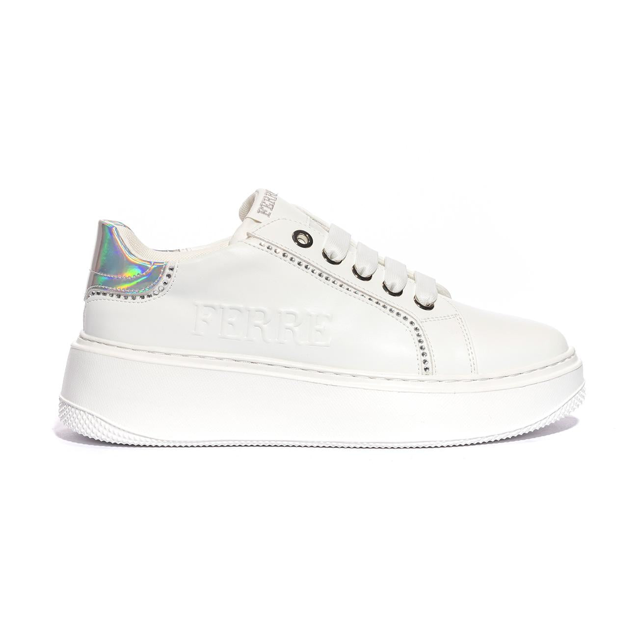 FERRE' FB071 WHITE SILVER Sneakers Bambina 