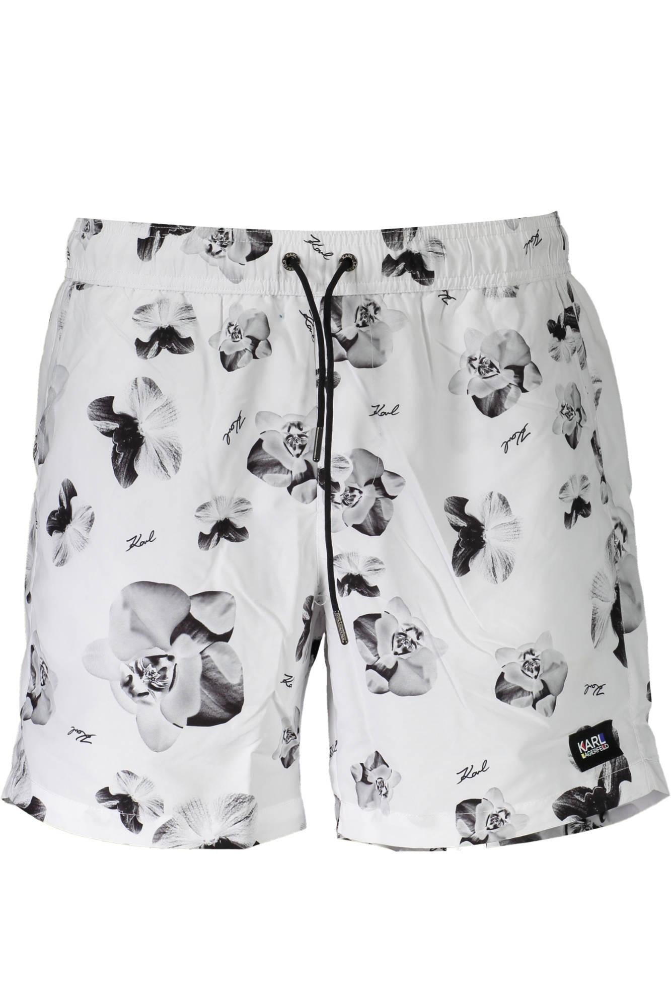 KARL LAGERFELD KL20MBM12_42458E4_BIANCOWHIT Bianco Costumi Uomo 