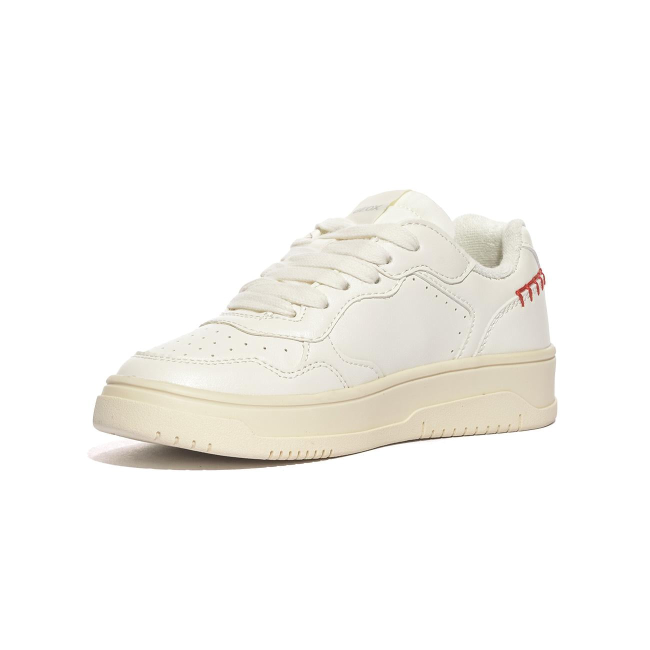 GEOX J56NLC 000BC WHITE  C1000 Sneakers Bambina 