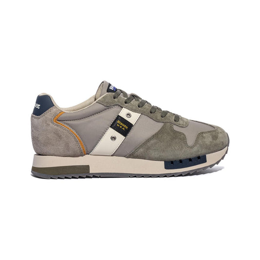 BLAUER S6QUEENS01 NUB MILITARY TAUPE Sneakers Uomo 