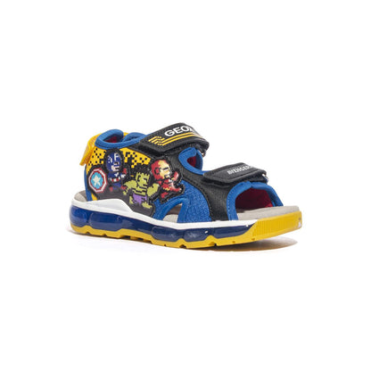 GEOX J450QA 1454 BLUE YELLOW Sandali Bambino 