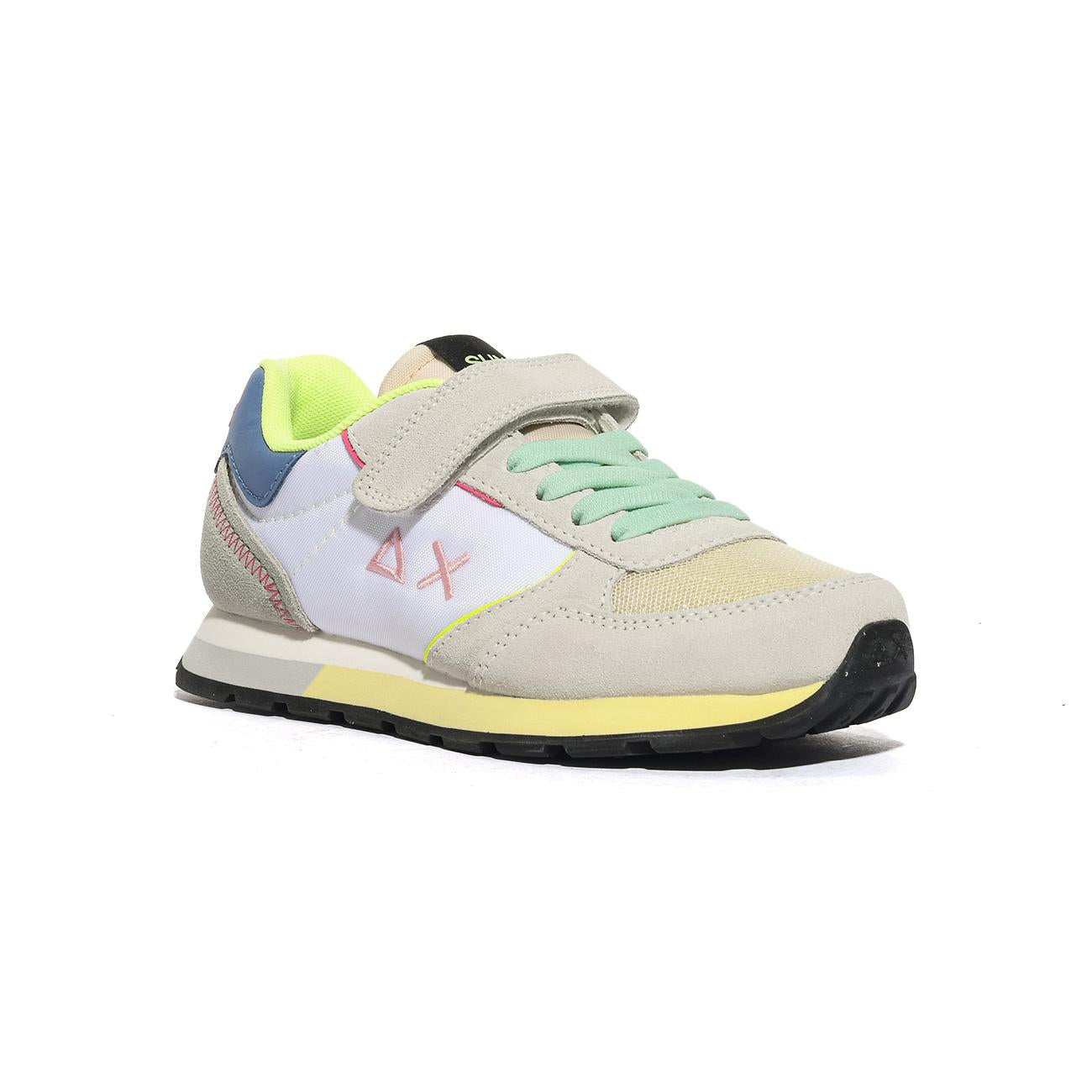 Sneakers Sun68 GIRL'S ALLY COLOR  EXPLOSION (KID) Bianche Z34404KBIANCO SUN 68