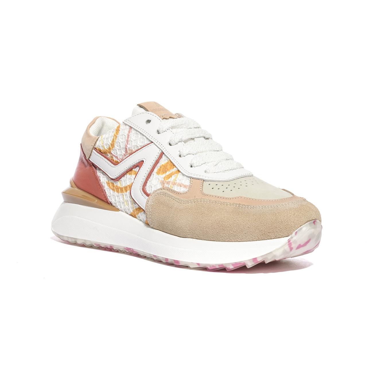ACCADEMIA 72 AC131 BEIGE GHIACCIO WHITE Sneakers Donna 