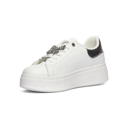 FREDDY FY7717 WHITE PEWTER Sneakers Donna 