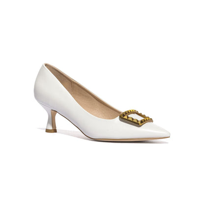 GOLD & GOLD GD102 BIANCO Decollete Donna 