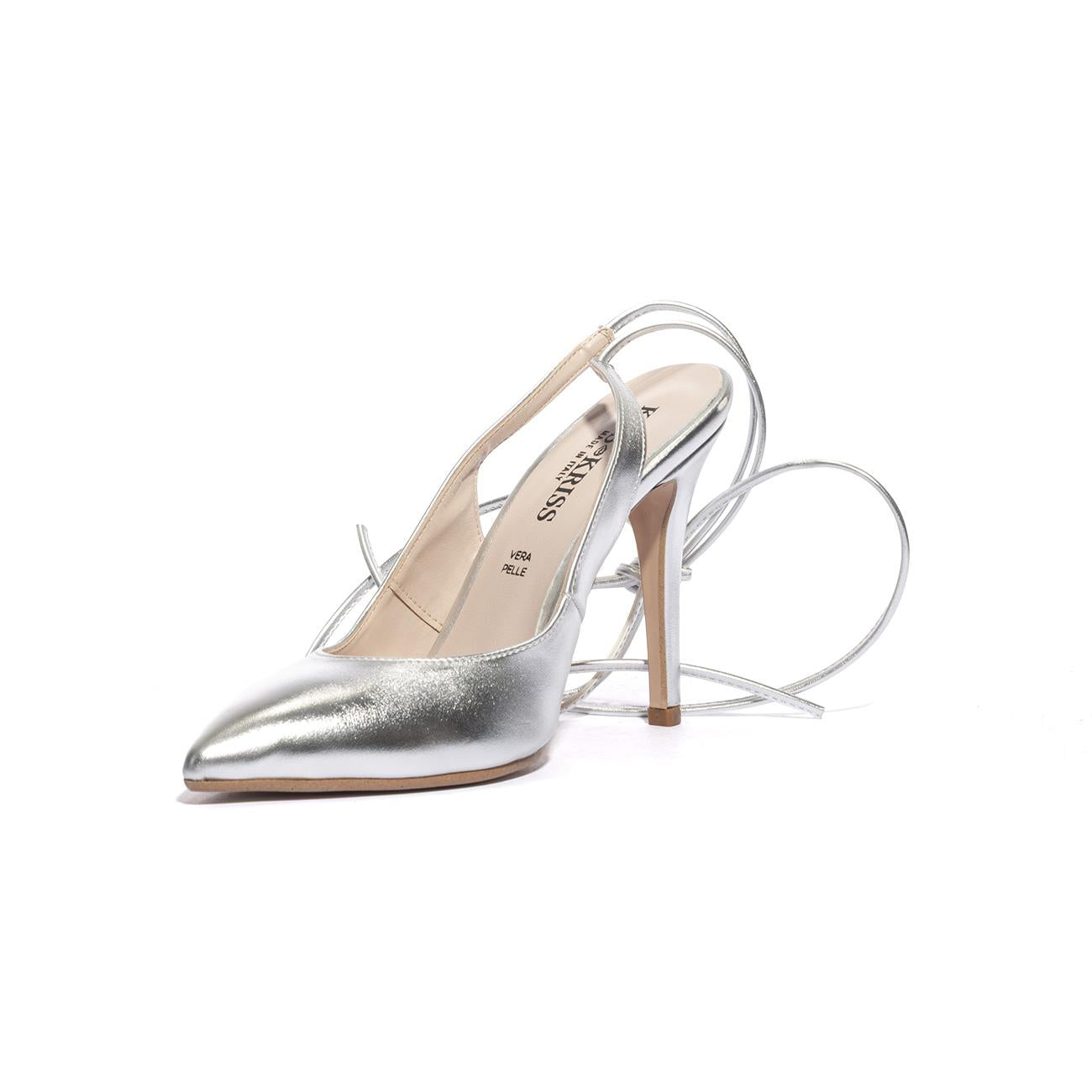 KISS KRISS 428 ARGENTO Decollete Donna 