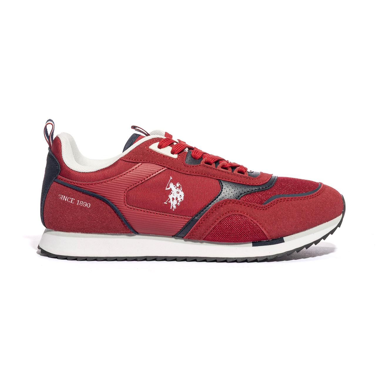 U.S. POLO ASSN. ETHAN001M 3TH1 RED RED Sneakers Uomo 