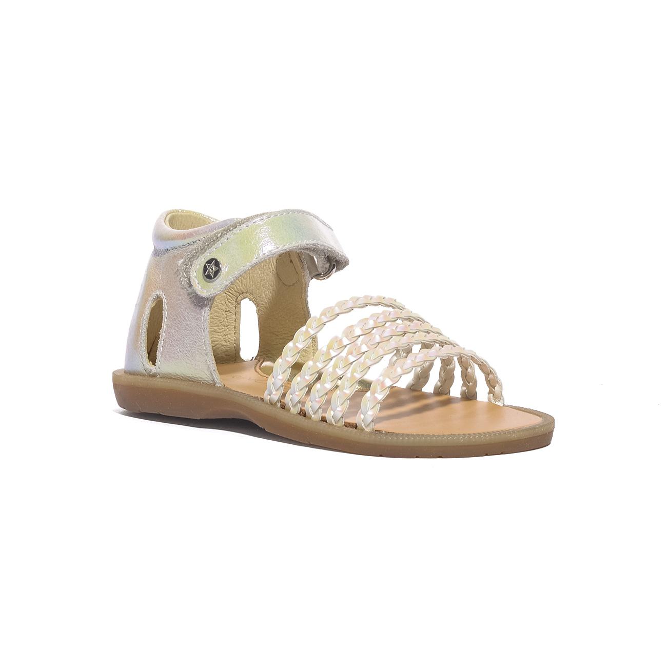NATURINO 0010502667.10.1N04 WHITE PINK Sandali Bambina 