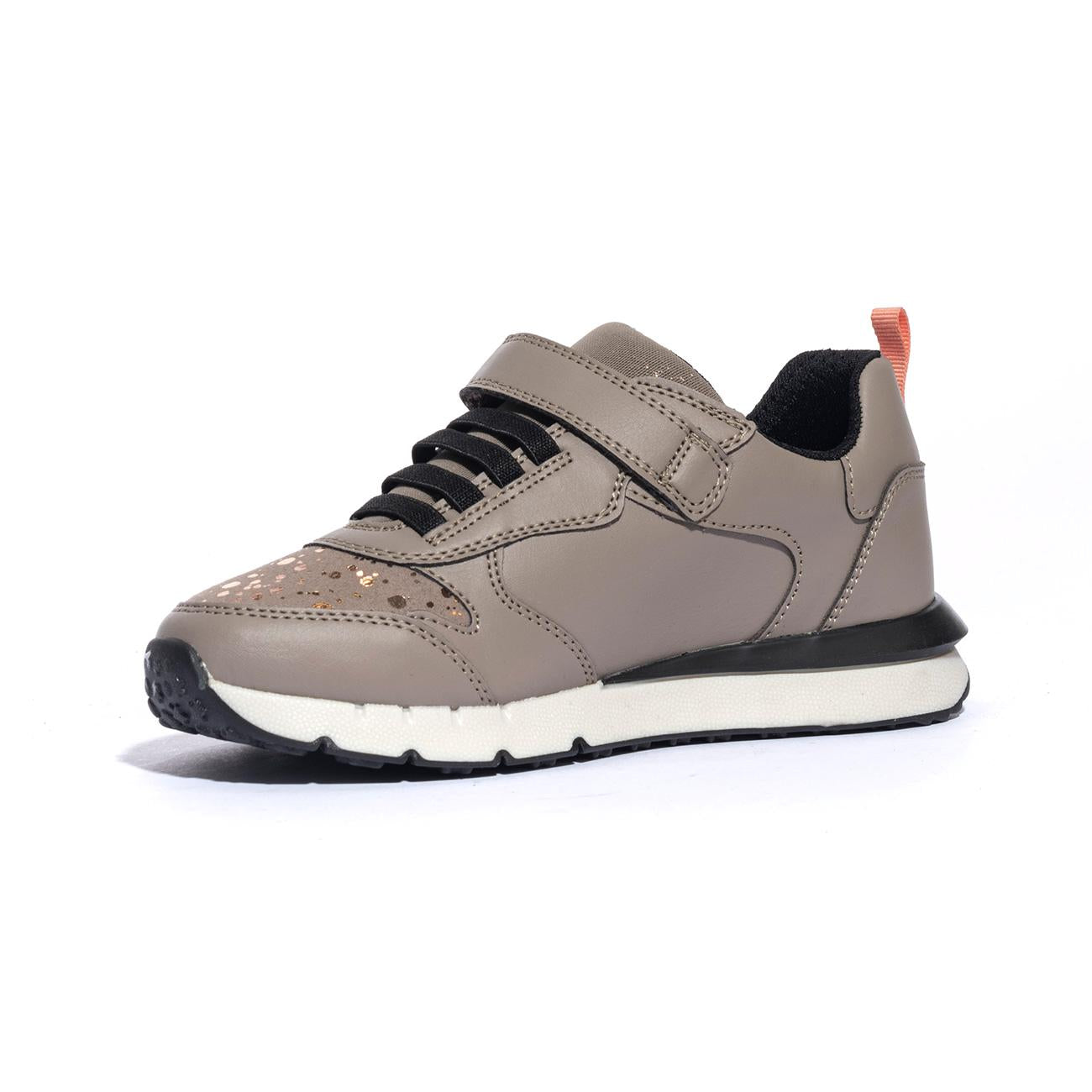GEOX J46GZB 0BCBL DK BEIGE  C5005 Sneakers Bambina 