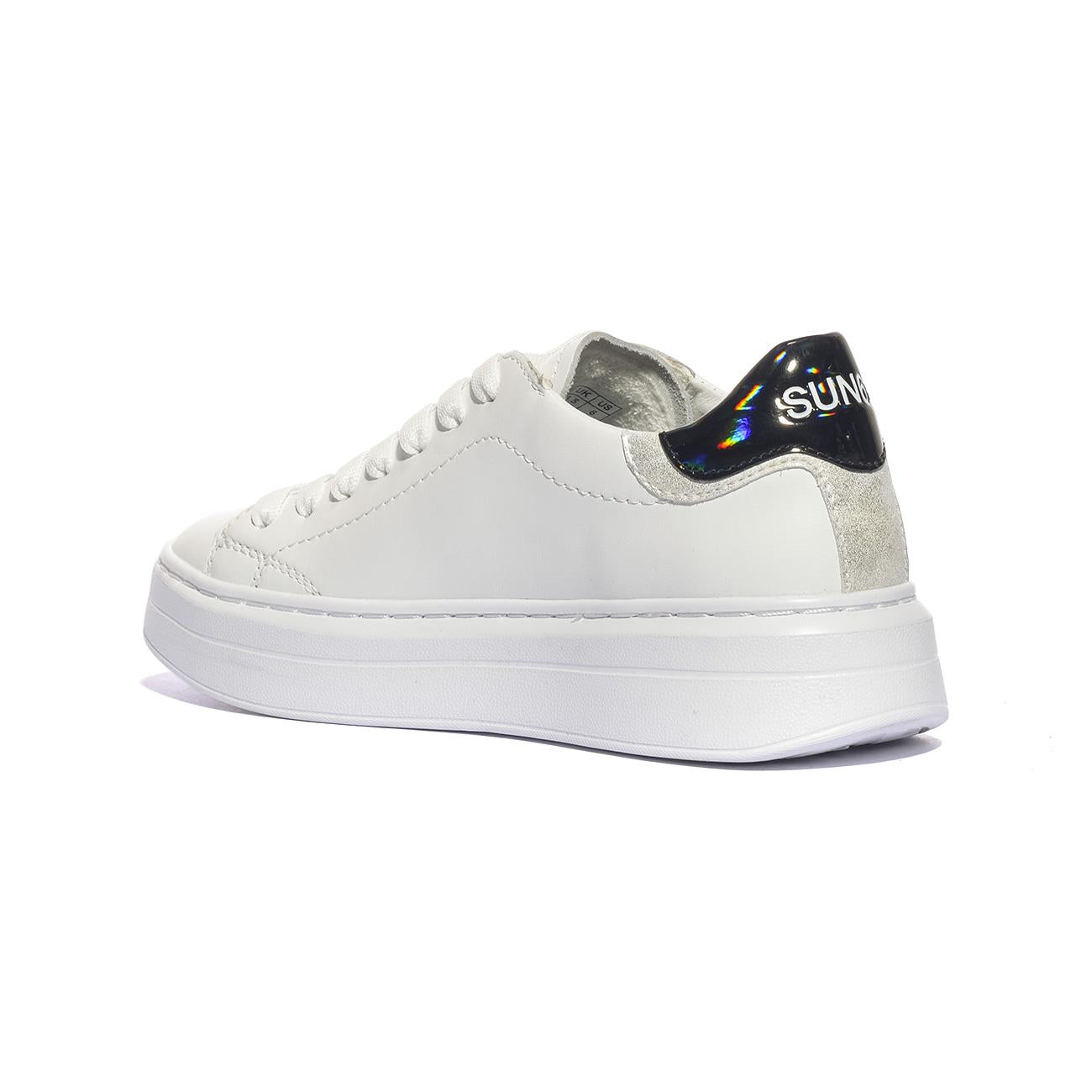 SUN 68 Z34226 BIANCO NERO Sneakers Donna 