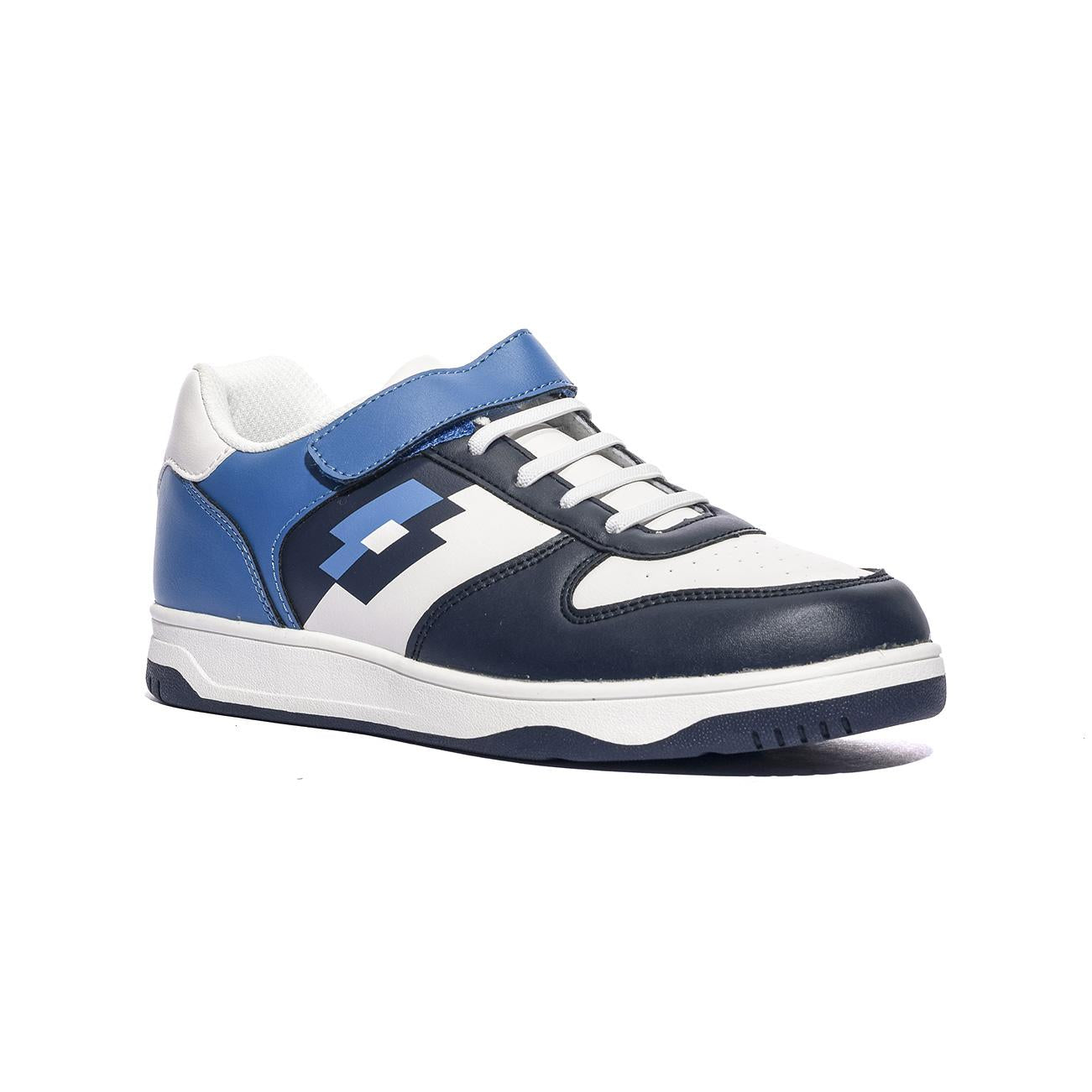 LOTTO 2194189E2 White Dress blue Sneakers Bambino 