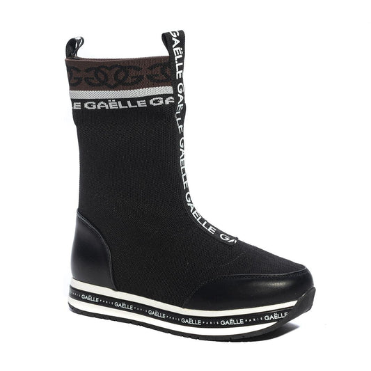 GAELLE G1116 BLACK BROWN Sneakers Donna 