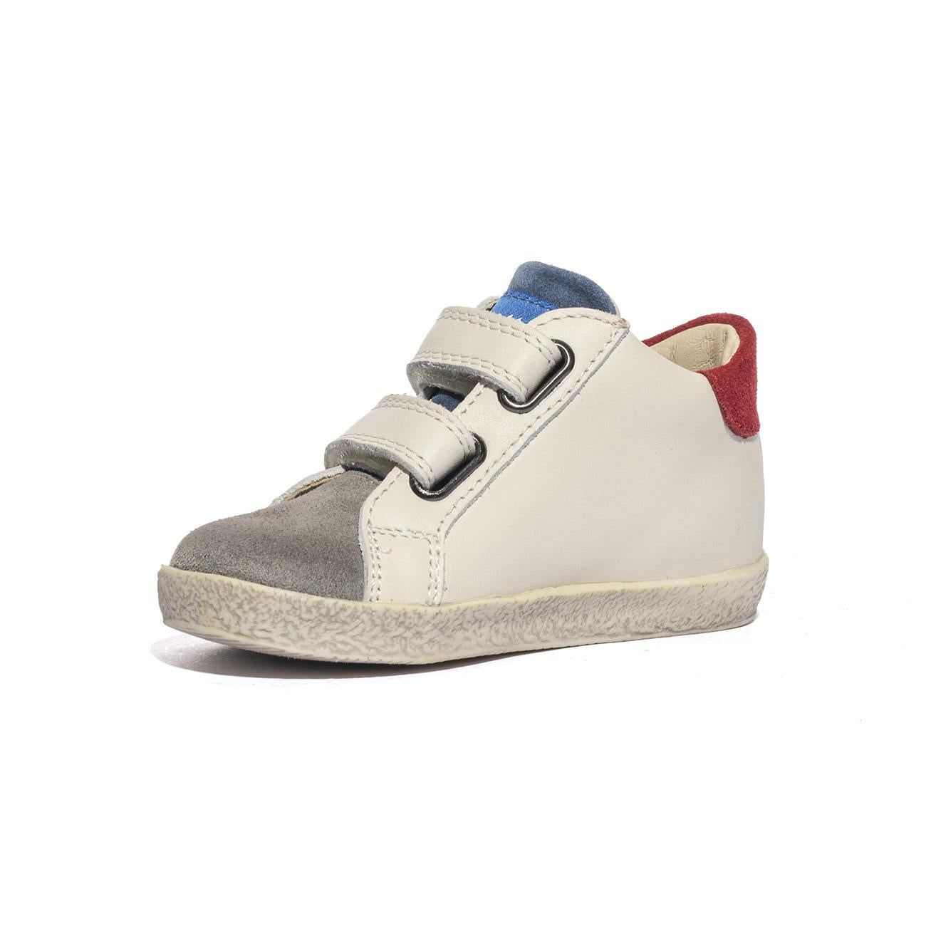 Sneakers Falcotto Alnoite BIanche 0012017157.01.3B27GREY MILK RED FALCOTTO