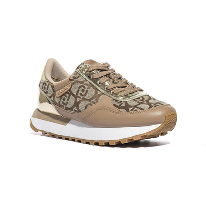LIUJO BF5057EX322S3908 SADDLE GOLD Sneakers Donna 