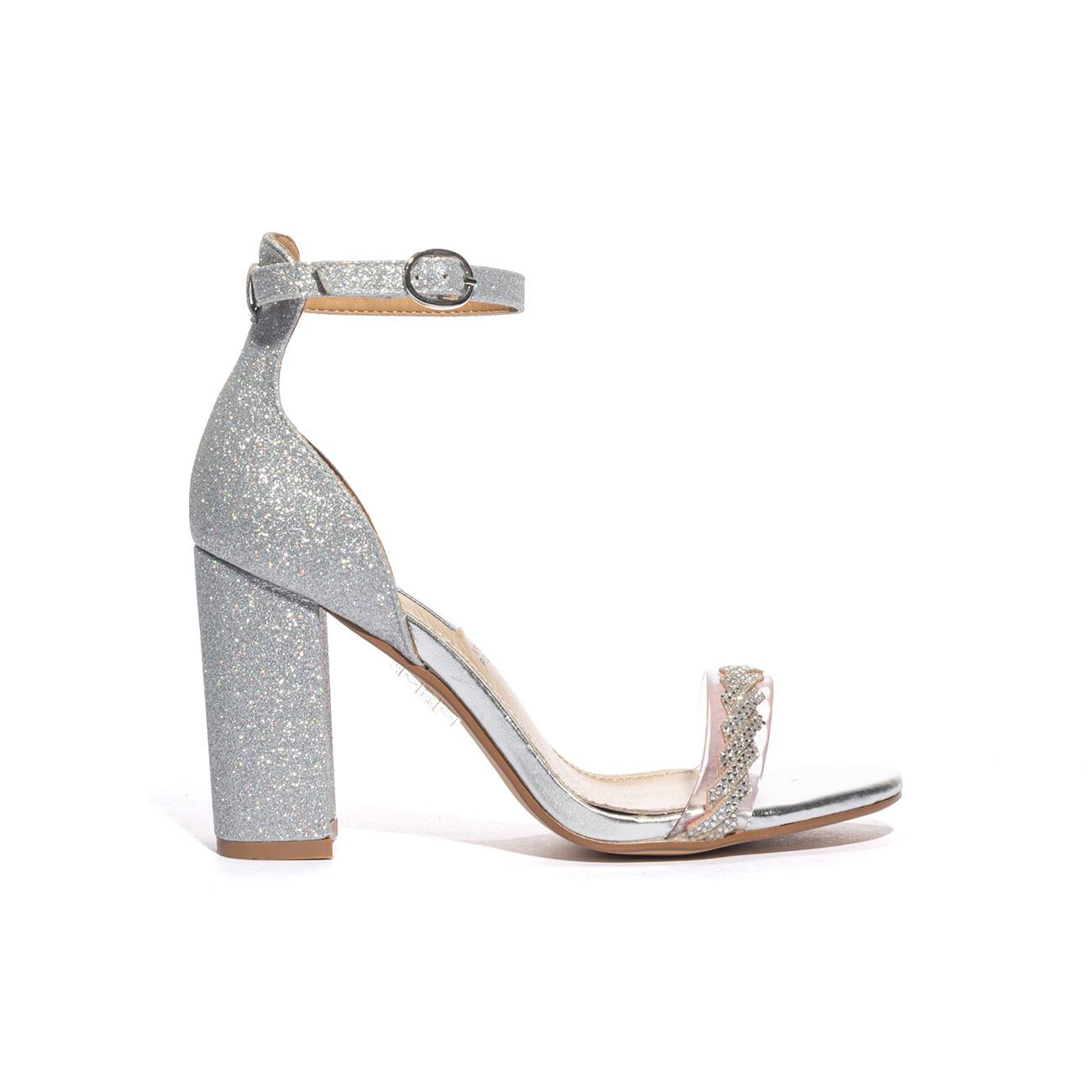 QUEEN HELENA ZM9321 SILVER Sandali Donna 