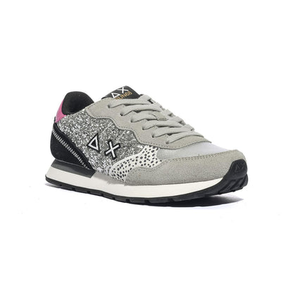 Sneakers Sun68 GIRL'S ALLY GLITTER Grigie Z45412TARGENTO SUN 68