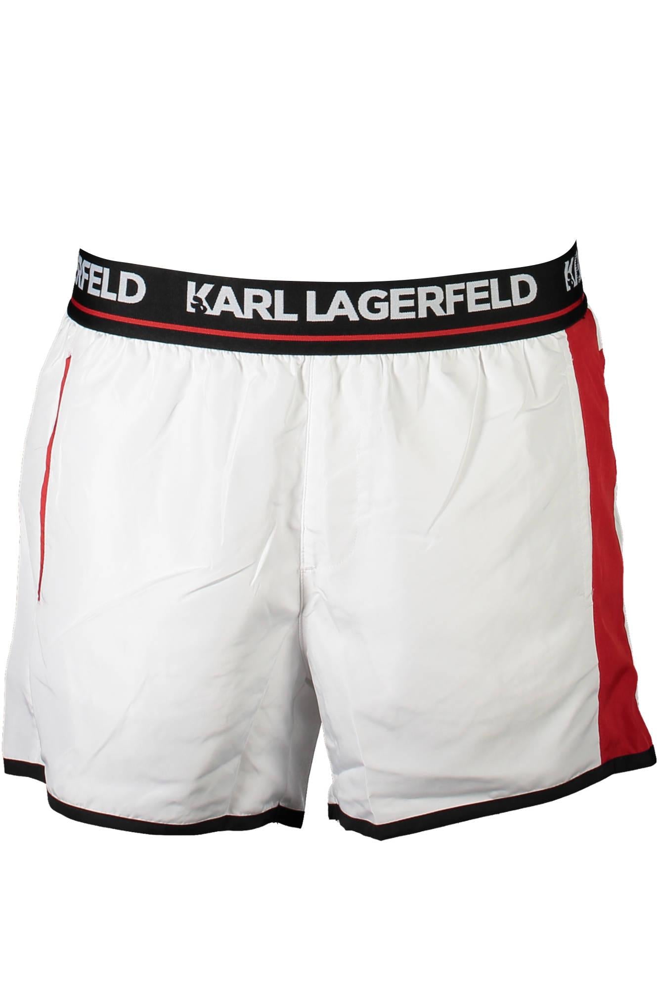 KARL LAGERFELD KL21MBS04_87D62A1_BIANCOWHIT Bianco Costumi Uomo 