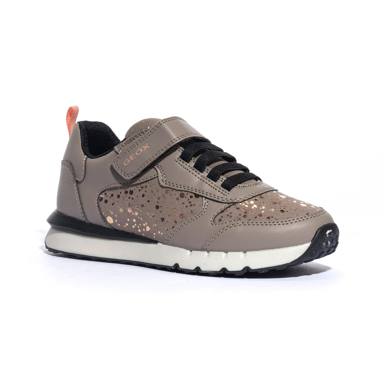 GEOX J46GZB 0BCBL DK BEIGE  C5005 Sneakers Bambina 
