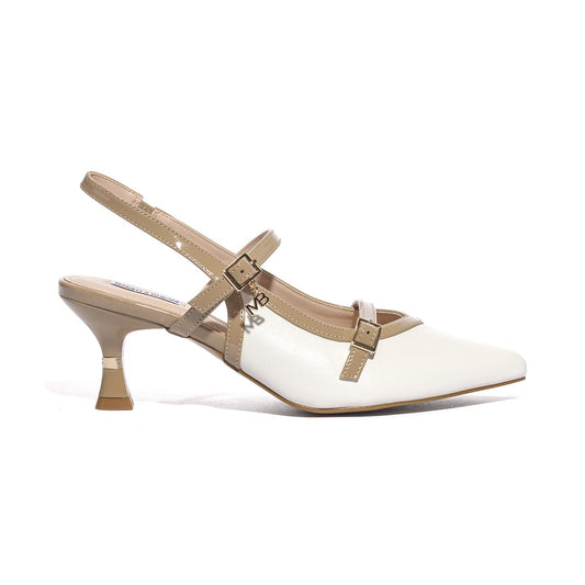 MARIELLA BURANI 51852 WHITE BEIGEWHITE BEIGE Decollete Donna 