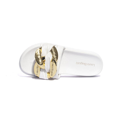 LAURA BIAGIOTTI 8647 WHITE Sandali Donna 