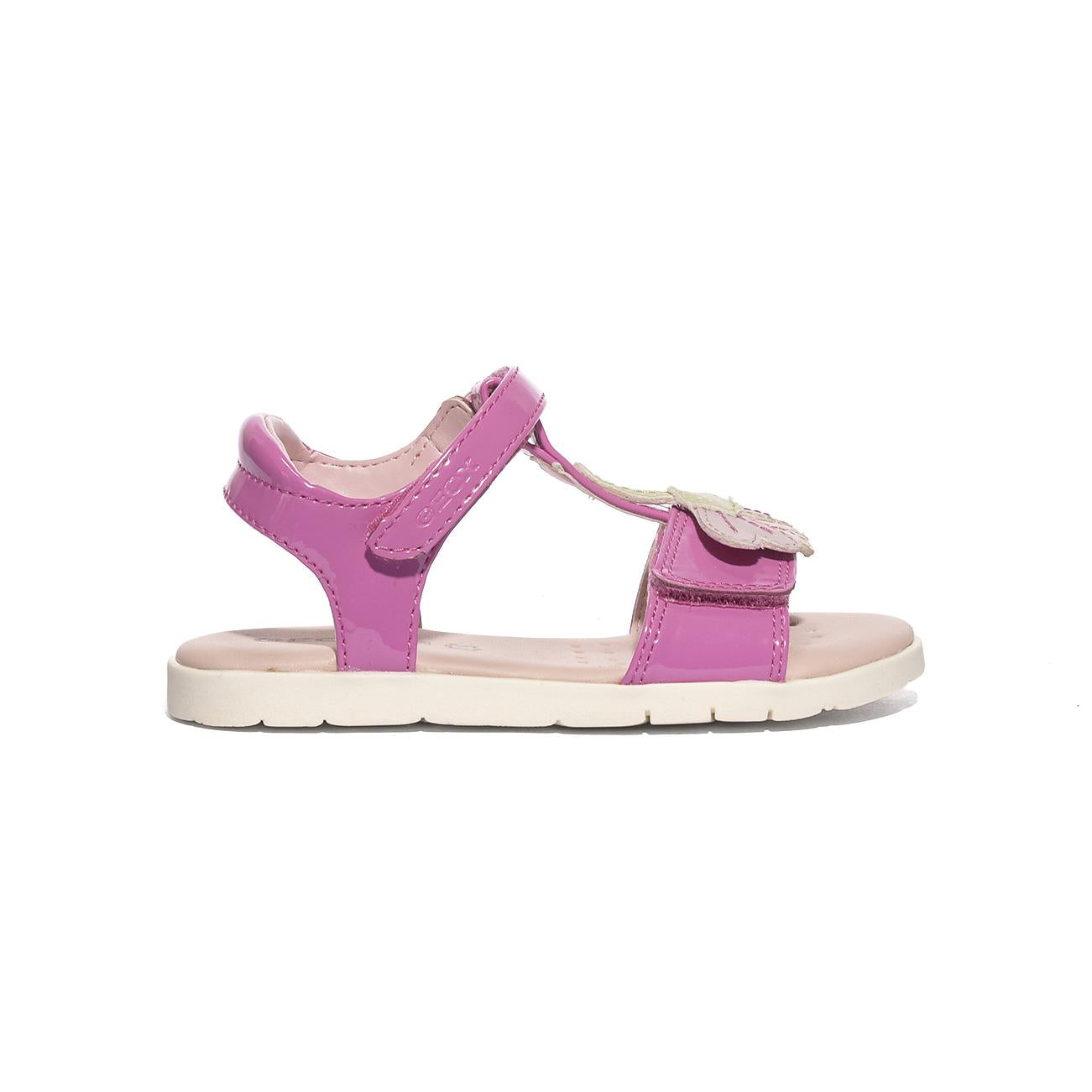 GEOX J65P1C 000HH FUCHSIA WHITE    C0886 Sandali Bambina 