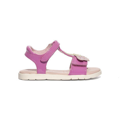 GEOX J65P1C 000HH FUCHSIA WHITE    C0886 Sandali Bambina 