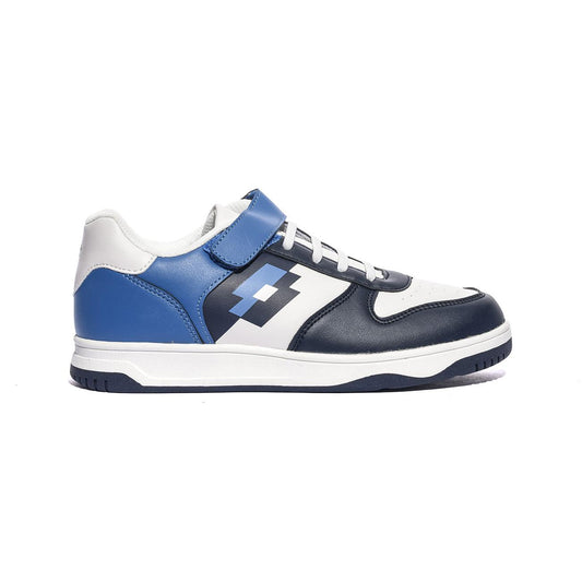 LOTTO 2194189E2 White Dress blue Sneakers Bambino 