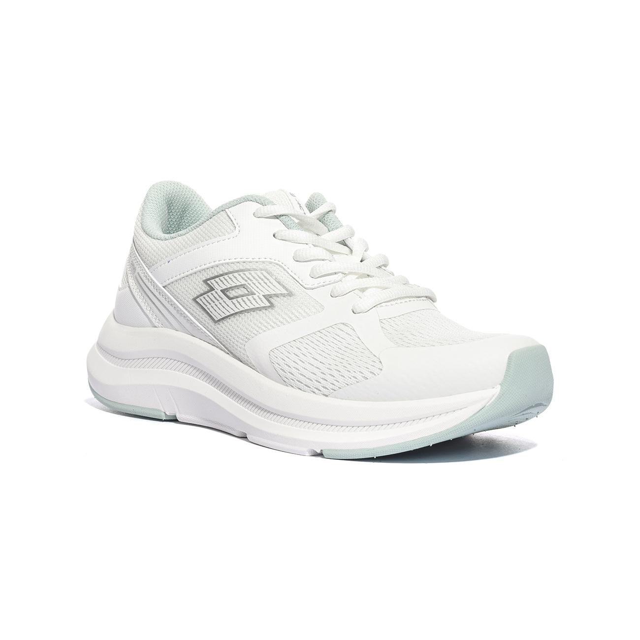 LOTTO 220819 WHITE SILVER METAL Sneakers Donna 