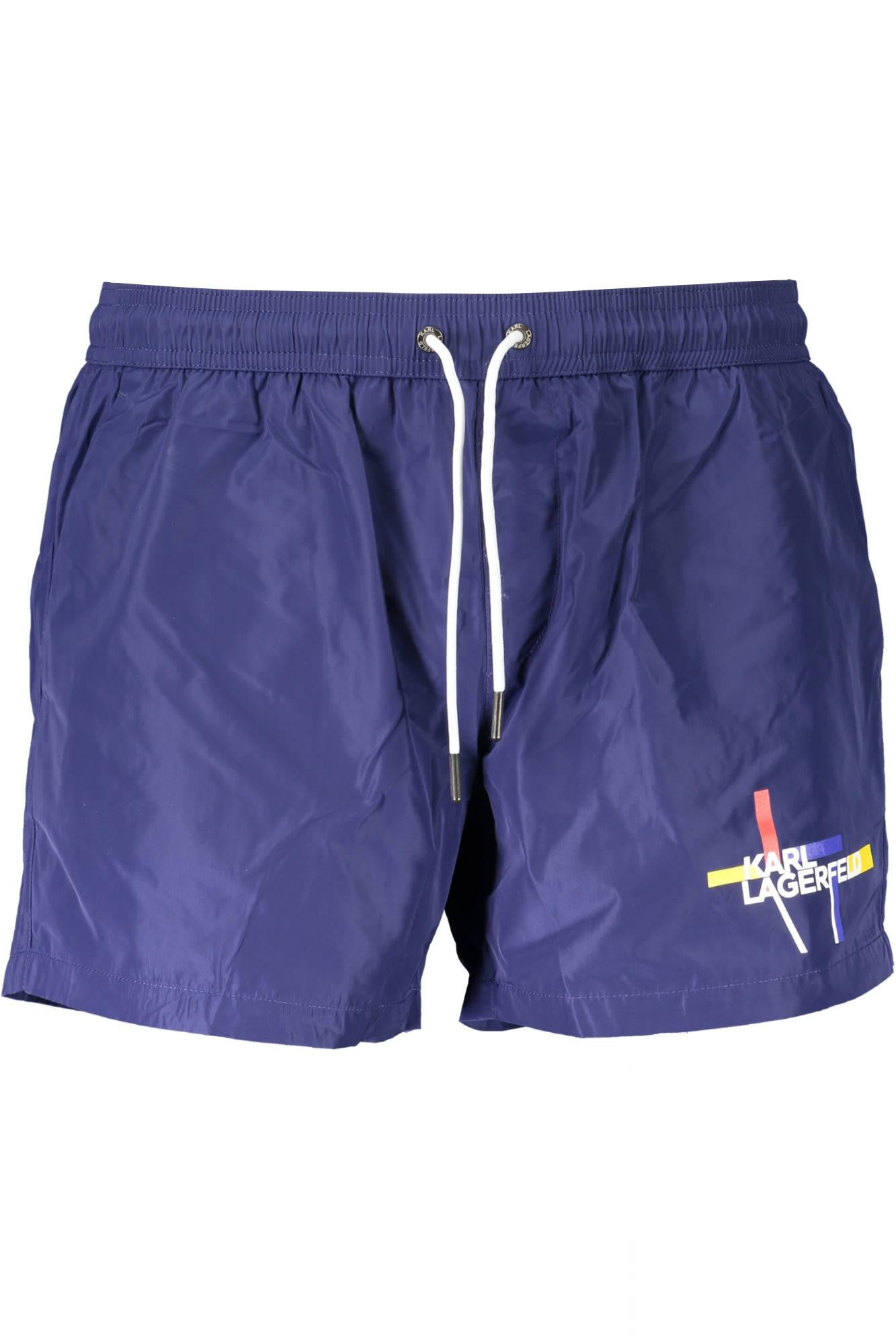 KARL LAGERFELD KL20MBS01_9C012B2_BLUNAVY Blu Costumi Uomo 